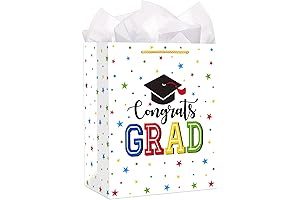 D24TIME Grad Gift Bags 2023, 11.5" Large Graduation Gift Bags with Tissue...