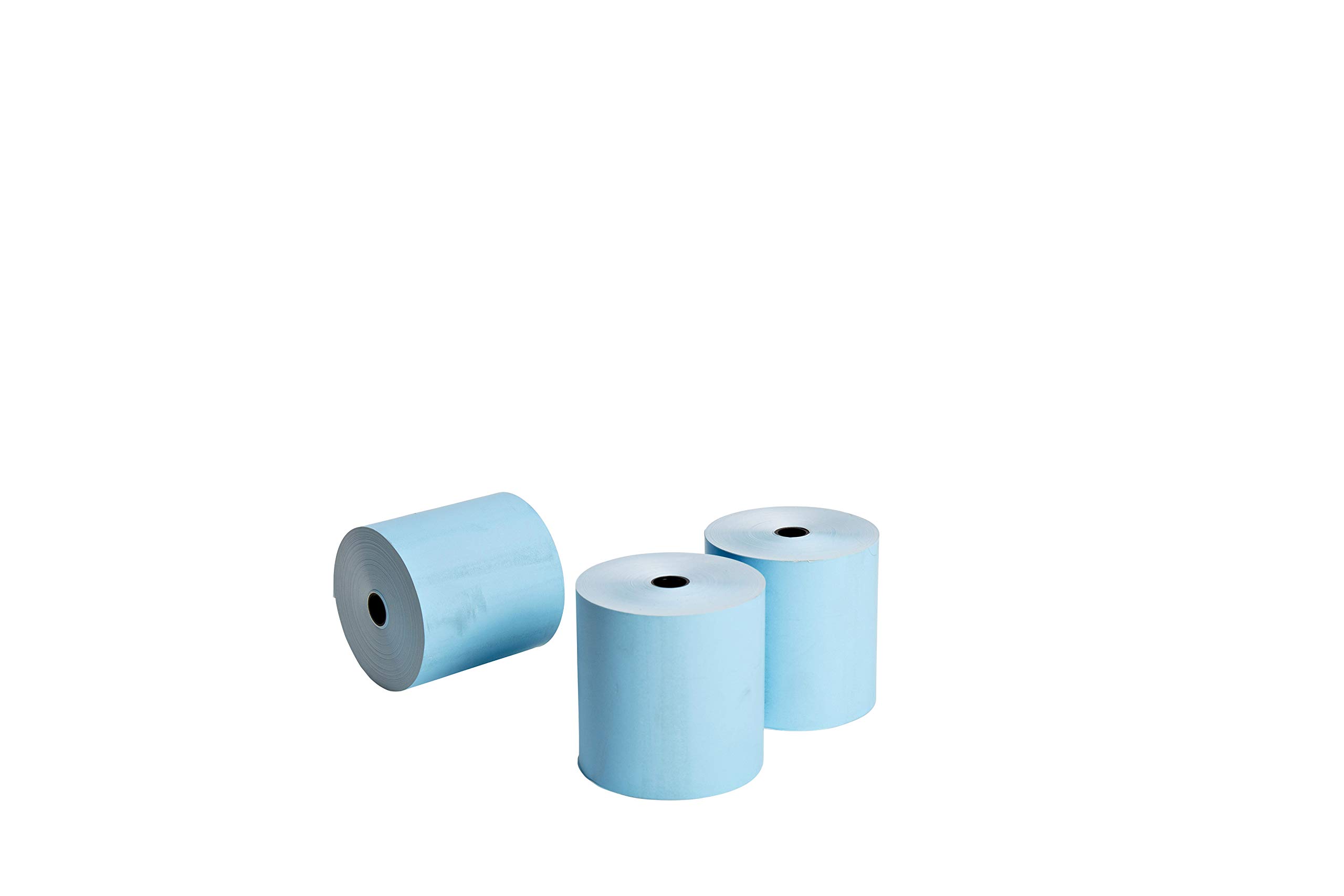 80 x 80 mm-Bleu-Papier thermique Lot de 20 rouleaux de Papier
