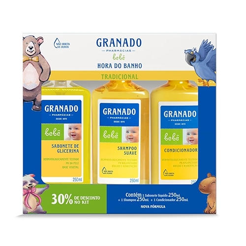 Granado Kit, Bebê Hora do Banho Tradicional, 250ml Granado Kit, Bebê Hora do Banho Tradicional, 250ml