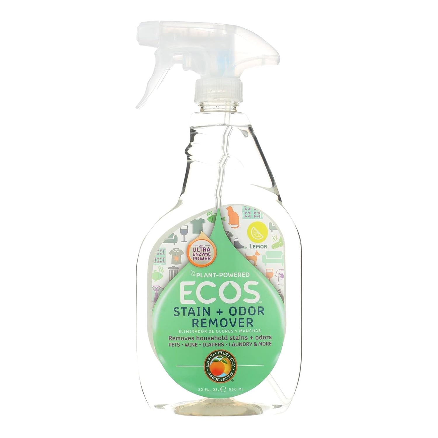Earth Friendly Stain & Odor Remover Spray 22 oz. (Pack of
