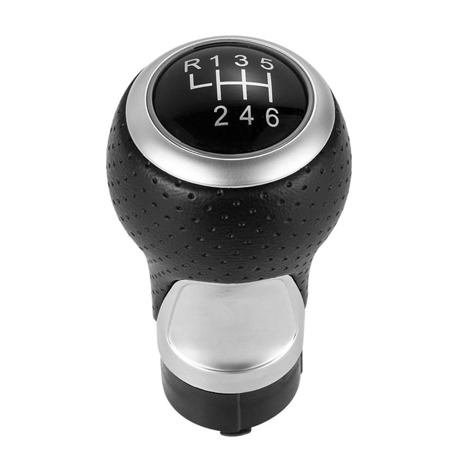 ZNCOJL Car Gear Stick Knob for Audi S3 S4 A3 A4 A6 5/6 Speed Manual Gear Shift Knob Handle No Modification Required(C)