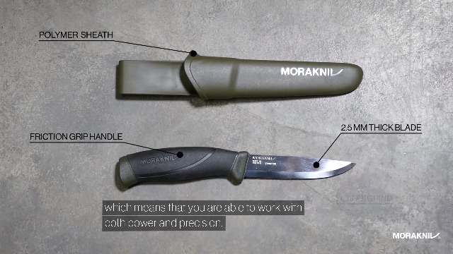 Amazon.com : Morakniv Companion Fixed Blade Outdoor Knife with