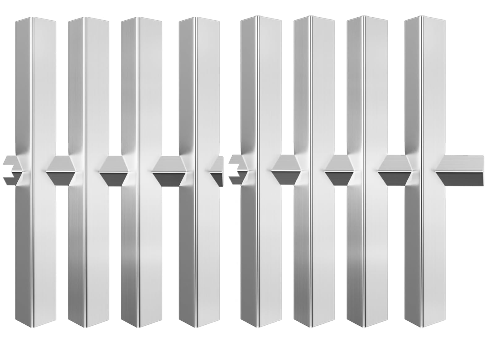 9898 Flavorizer Bars for Weber Summit Silver/Gold/Platinum C/C4 & D/D4 Series,15 7/8" Replacement Parts for Weber 5230001 5710001 5230009 5330001 5340001 for Weber Stainless Steel Heat Plate Set 98982