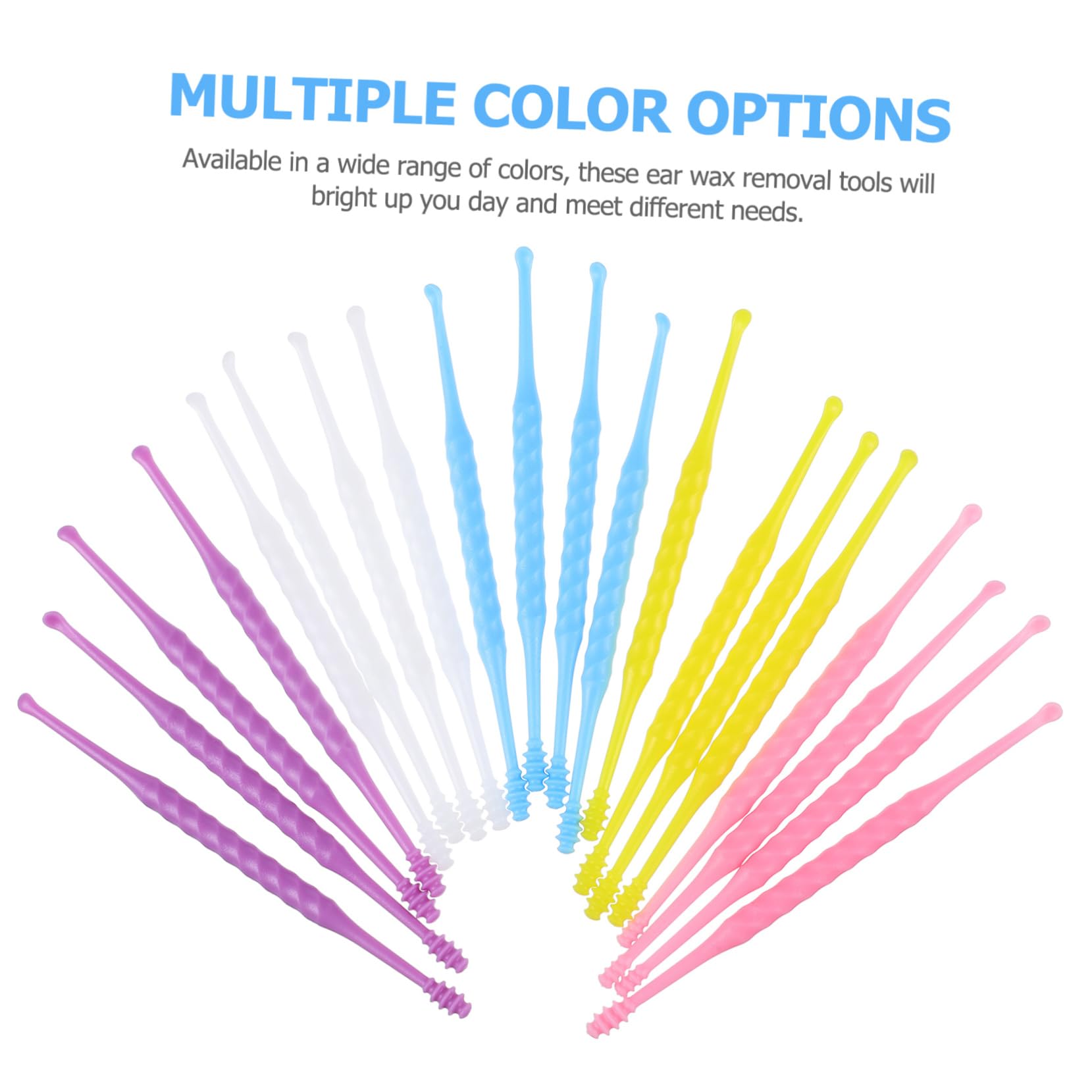 CALLARON 20-Piece Earwax Removal Kit Ear Cleaners Gentle Ear Picks Portable Easy to Use