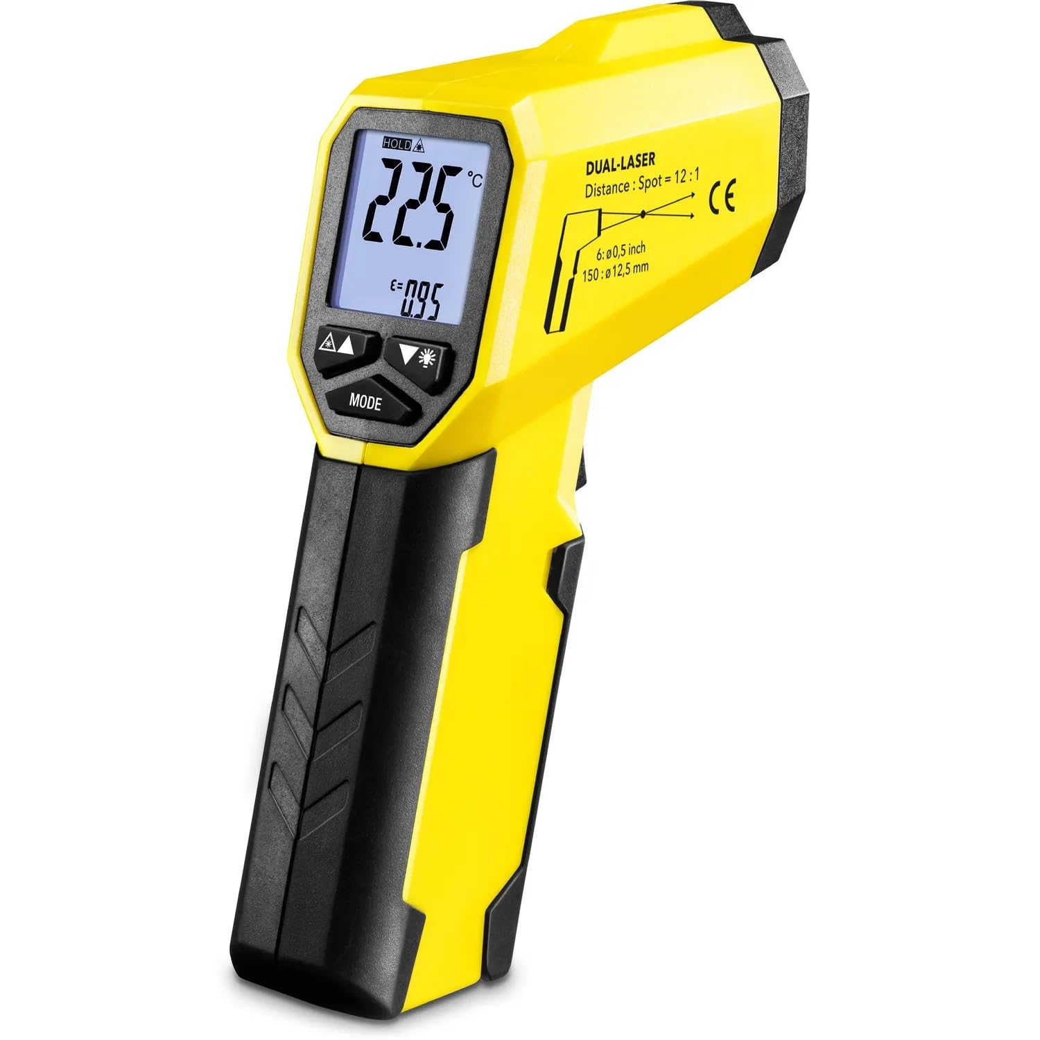 TROTEC Termómetro infrarrojo BP21 (medición temperatura: -35 °C hasta +800 °C) | Rango de medición de 35 °C a +800 °C, pirómetro
