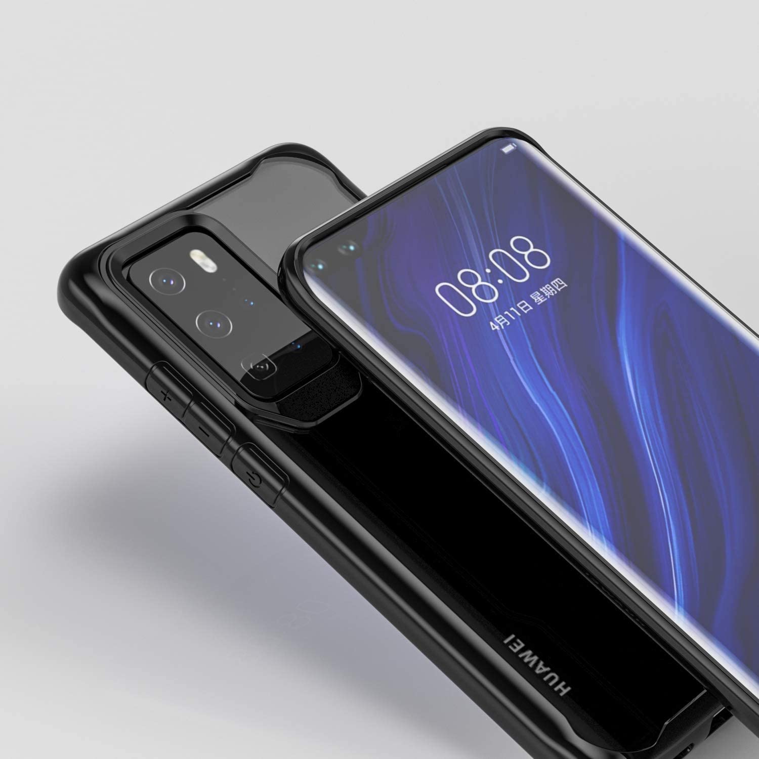 Coque Huawei P40 Pro Magnétique 360° Protection Antichoc En Aluminium