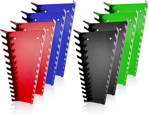 ALOANES Organizador de llaves metálicas de 104 ranuras, bandeja organizadora de llaves resistente para caja de herramientas, ajuste profesional,