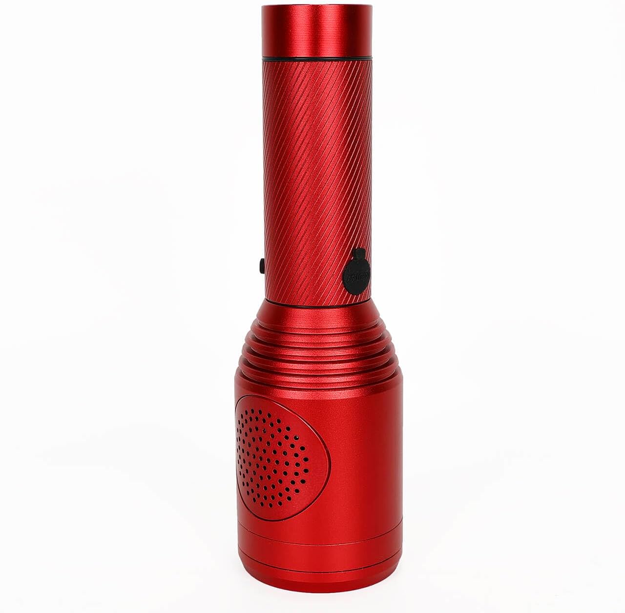 B S 5-in-1 Mega Phone Bullhorn with Flashlight Type,3 Light Modes,Buit-in-Siren,TF Card MP3 Player for Outdoor and Indoor, Emergencies