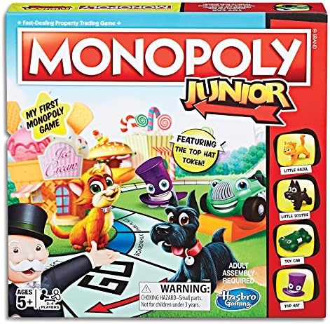 Hasbro Hasbro, MONOPOLY - Junior (Amazon Exclusive) - 2 to 4 Play...