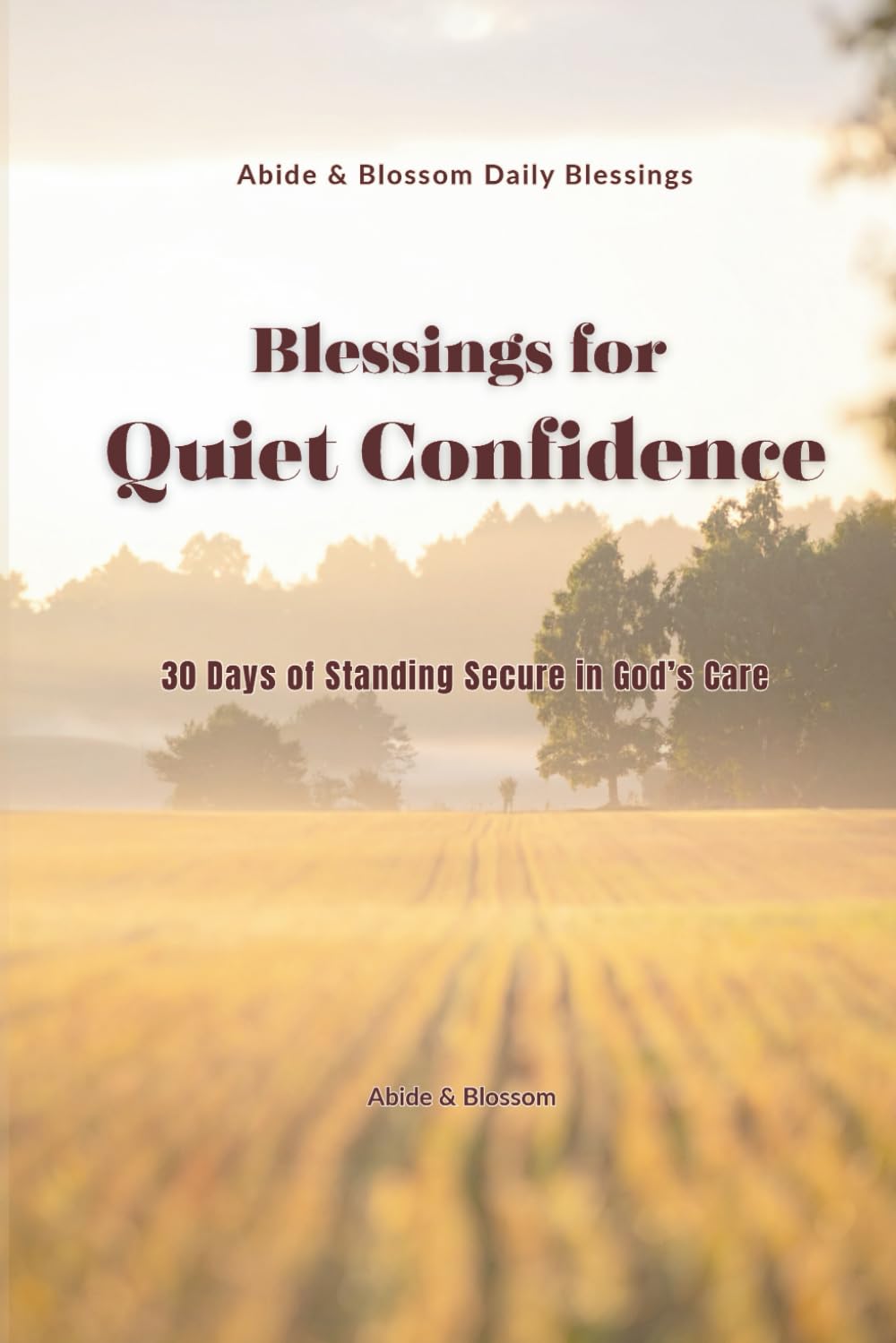 Blessings for Quiet Confidence: 30 Days of Standing Secure in God’s Care (Abide & Blossom Daily Blessings)