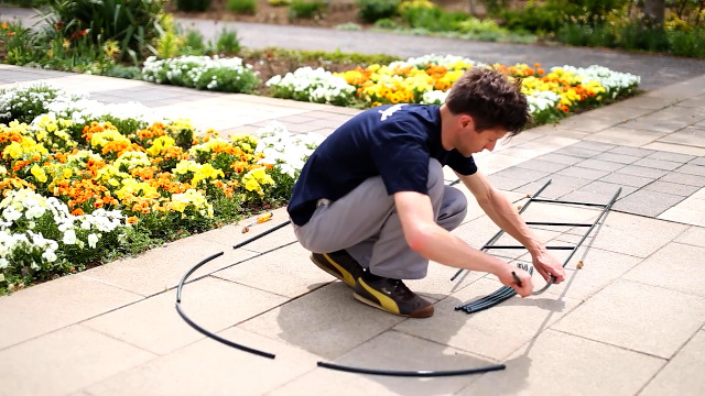 Arco Per Rose Rampicanti Relaxdays - Ferro Bronzo 224x110 Cm Per Giardino - Foto 7