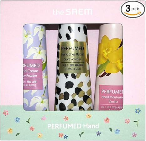 Amazon ハンドクリーム ギフト 女性 人気 ザセム パフュームハンド 3本 ギフトセット パフュームハンド3本 売れ筋アソートセット１ ザ セム The Saem ギフトセット 通販