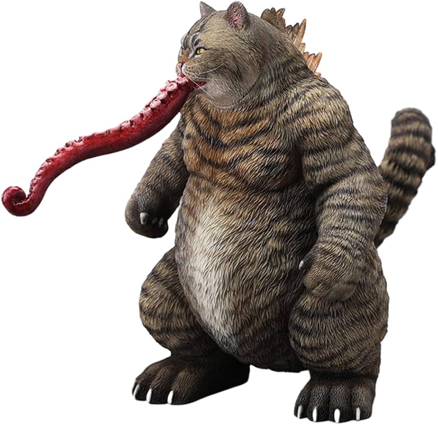 Amazon.co.jp: [Tbmodel] JXK ゴジニャン2.0 猫 モデル ゴジラ猫 塗装