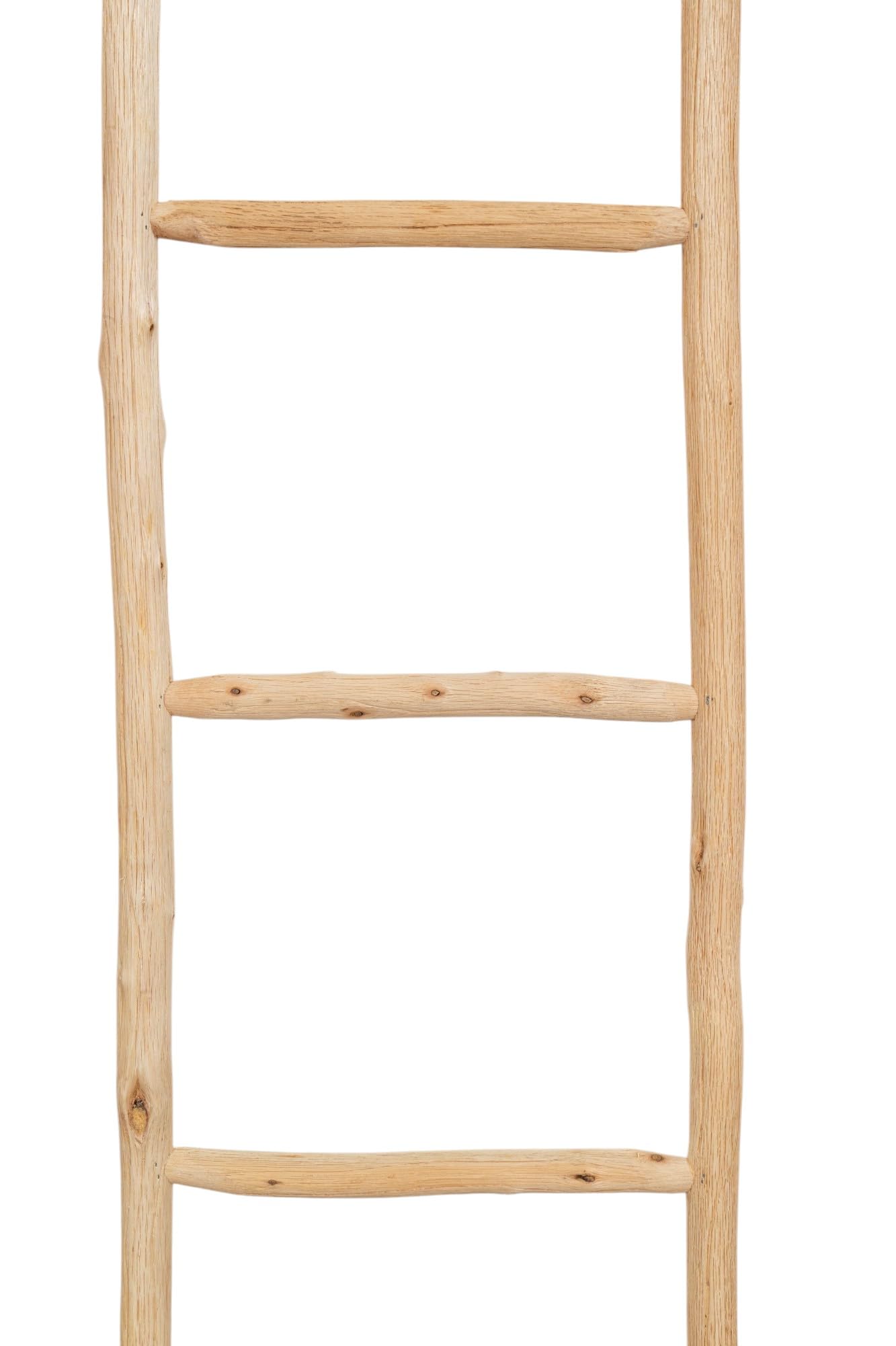 Biscottini escalier décoratif en bois porte-serviettes mural 130 x 4 x 33 cm