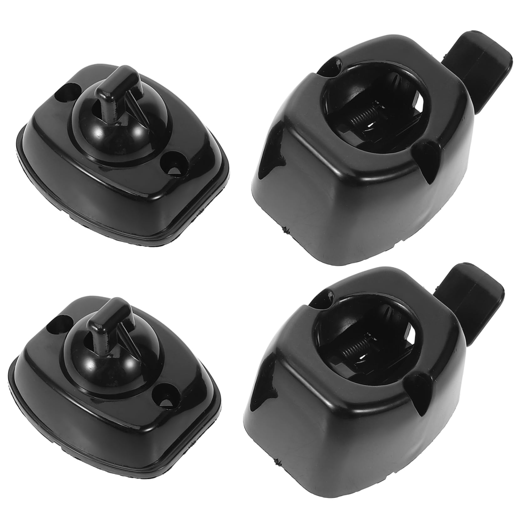 FUNOMOCYA Truck Accessories Rv Door Holder Replacement Double Hook for Cabinet Drawer Trailer Door Latch Plastic Door Catch