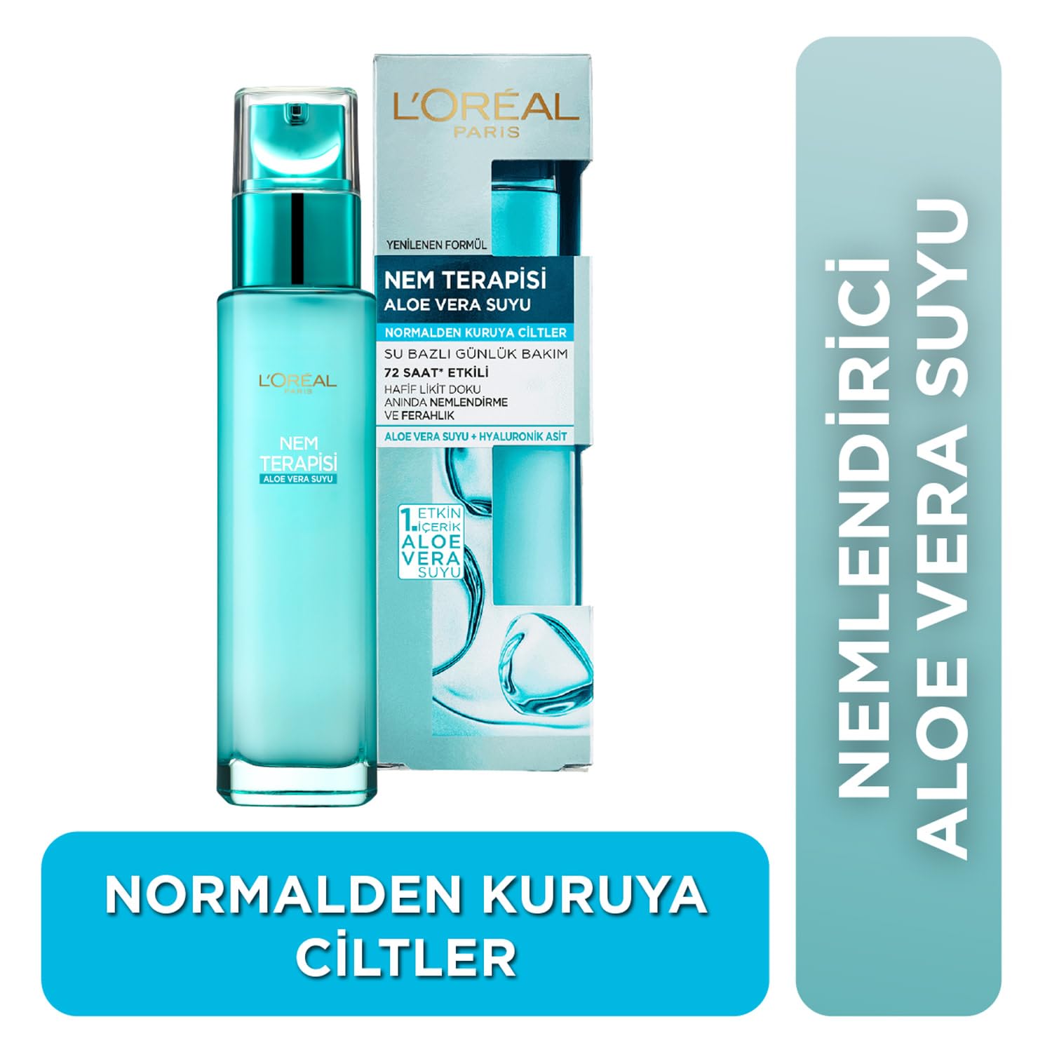 L'Oreal Paris Nem Terapisi Aloe Vera Suyu Normalden Kuruya Ciltler