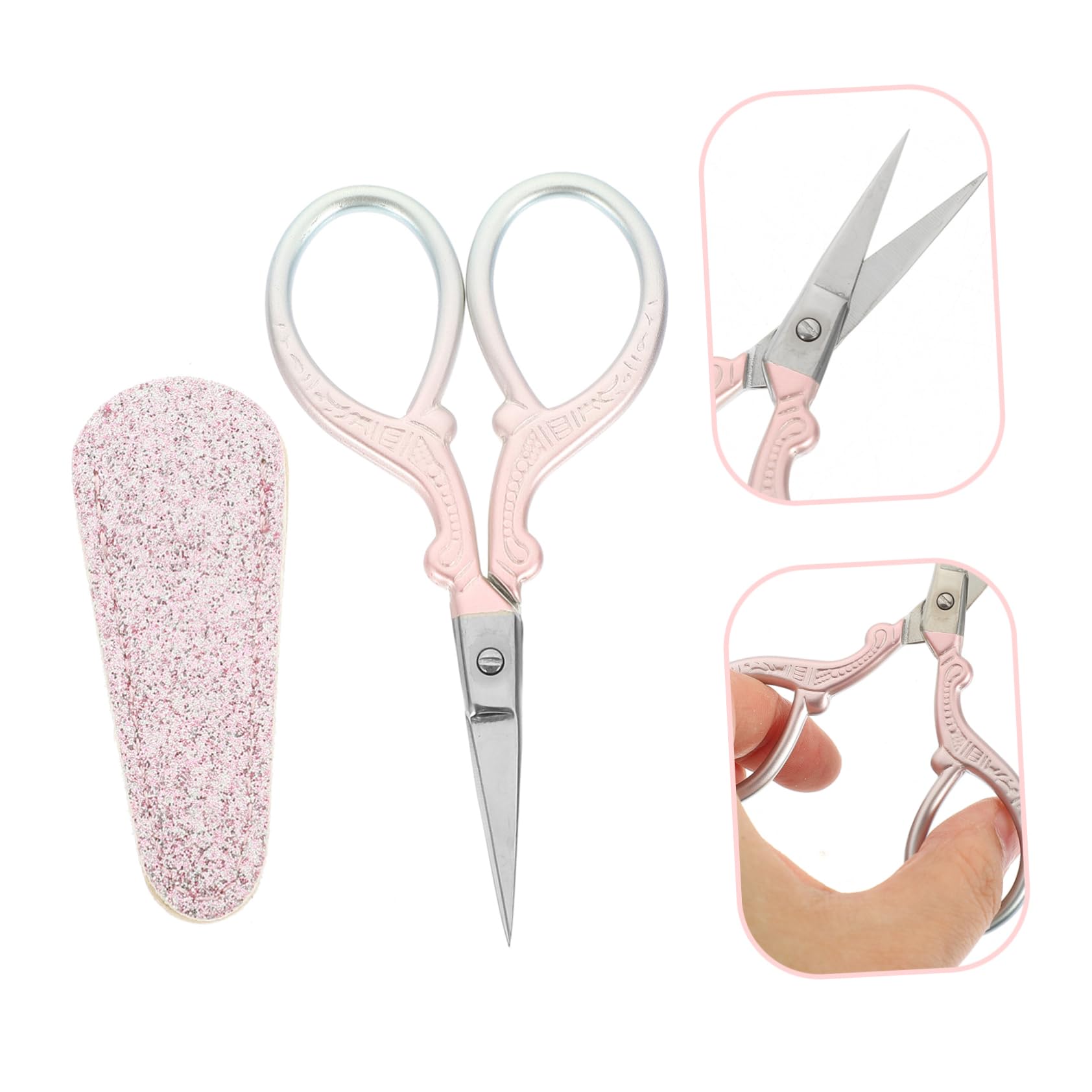 SHINEOFI 5stücke Kids Handwerksschneider Mit Abgerundeter Spitze Tragbare Scheren Für -projekte Ergonomisches Design Inklusive Schutz Für Stoffe Fäden Und Bastelarbeiten Farbverlauf
