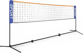Amazon.co.jp: life_mart バドミントン用ネット ポータブル