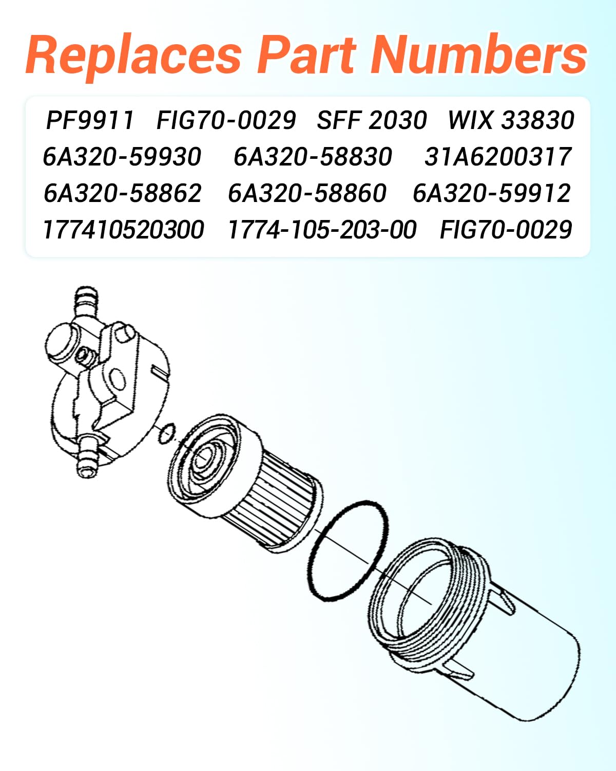 Amazon.com: Fuel Filter Assembly Fit for Kubota L-Series B