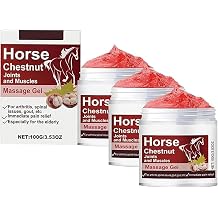 Extra Strong Warming Horse Balm,Joints and Muscles Massage Gel,Foot Relief Gel,Fast Acting Lymphatic Drainage Joint and Muscle Cream,for All Skin Types