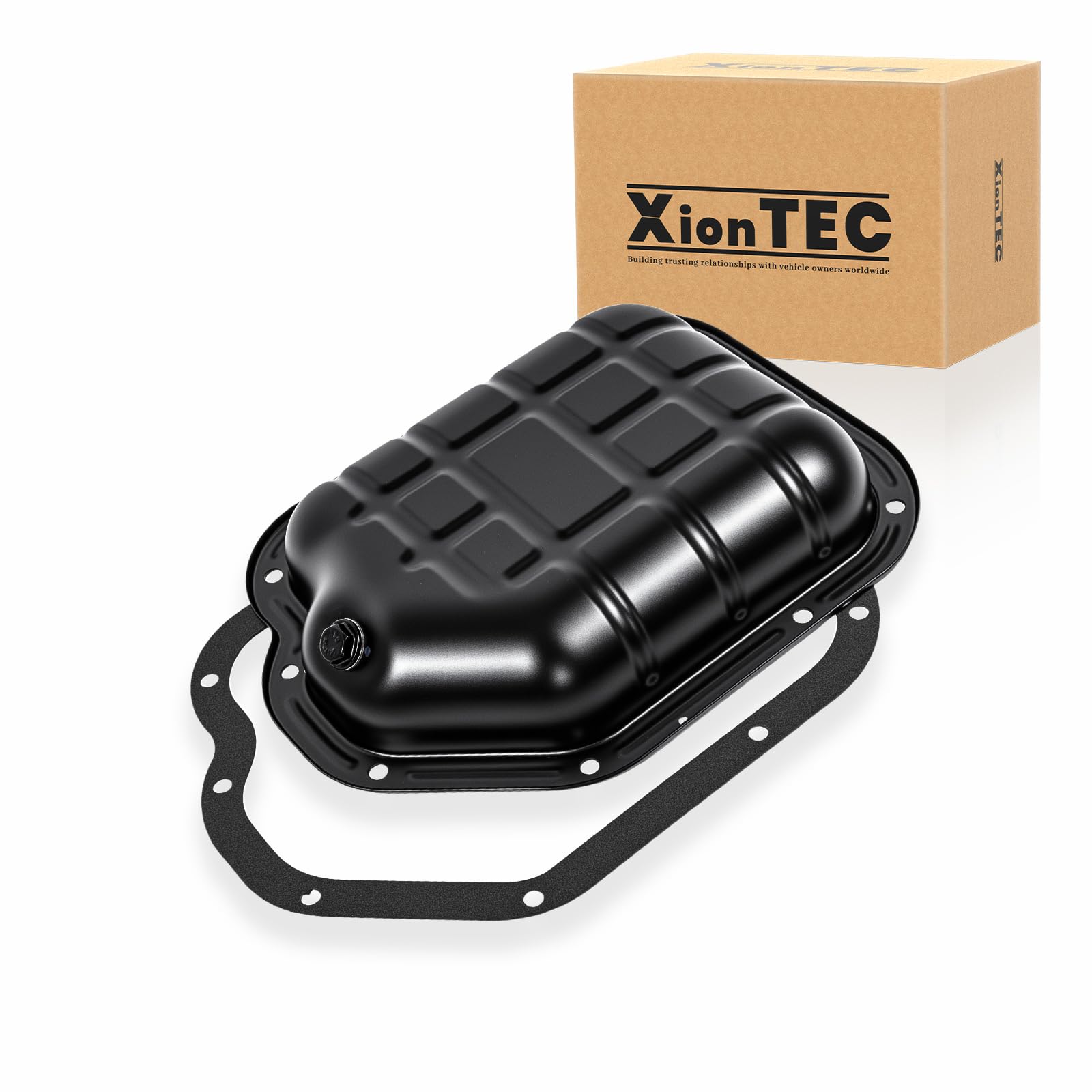 XIONTEC Lower Engine Oil Pan W/Drain Plug & Gasket Compatible with Nissan Altima 2002-2006, Maxima 2000-2008, Murano 2003-2007, Quest 2004-2009 &