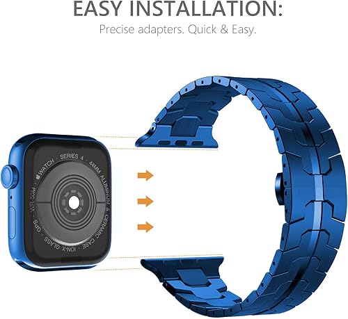 Miniatura 3 de NewWays Stainless Steel Band Compatible with Apple Watch Band