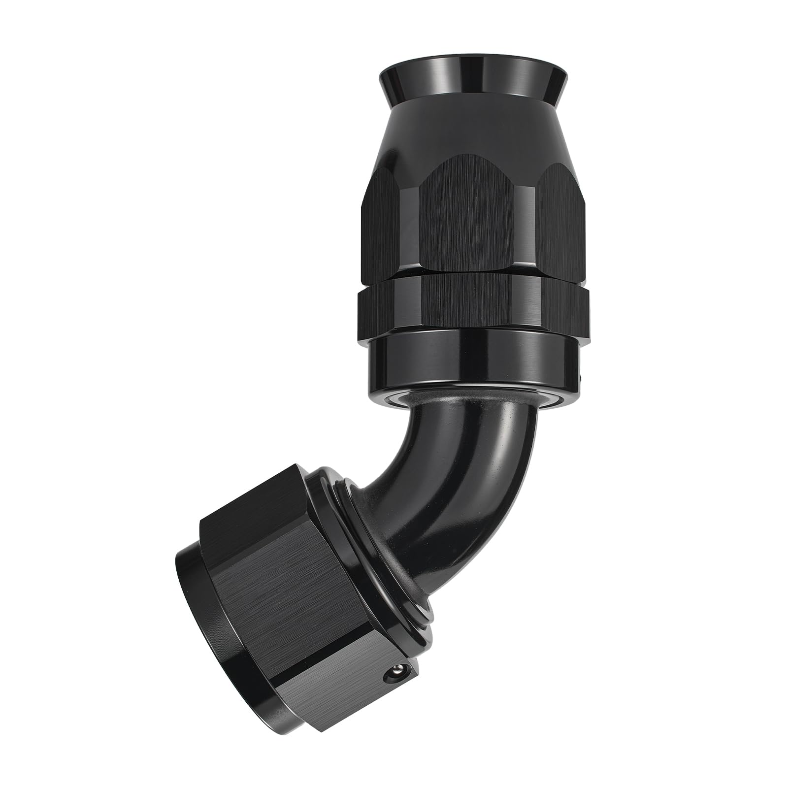 EVIL ENERGY 12AN PTFE Fitting Hose End Fitting 60 Degree Black for PTFE Hose Only