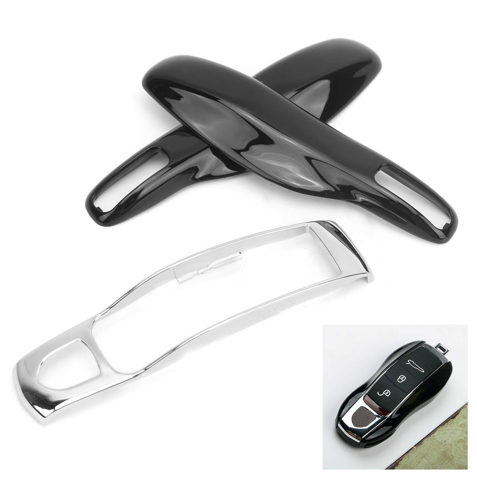 Qqmora Custodia Telecomando Auto In ABS - Adatta Per 911 Boxster (Modelli Dal 2011) - Protezione Antigraffio - Blu