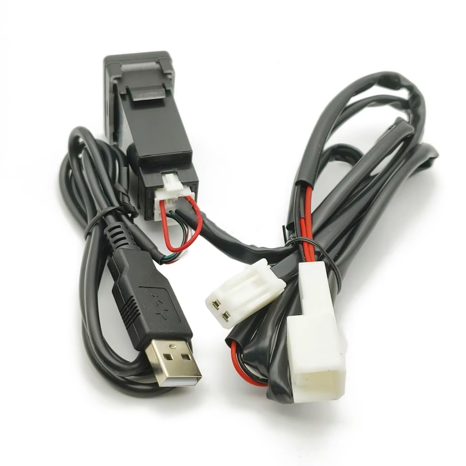 Centro Puerto USB Compatible Con Toyota Para Auris Para Prius 2014-2017 Para Cargador Coche Para Adaptador Entrada Carga Rápida Tipo C Audio U-Disk Puerto USB