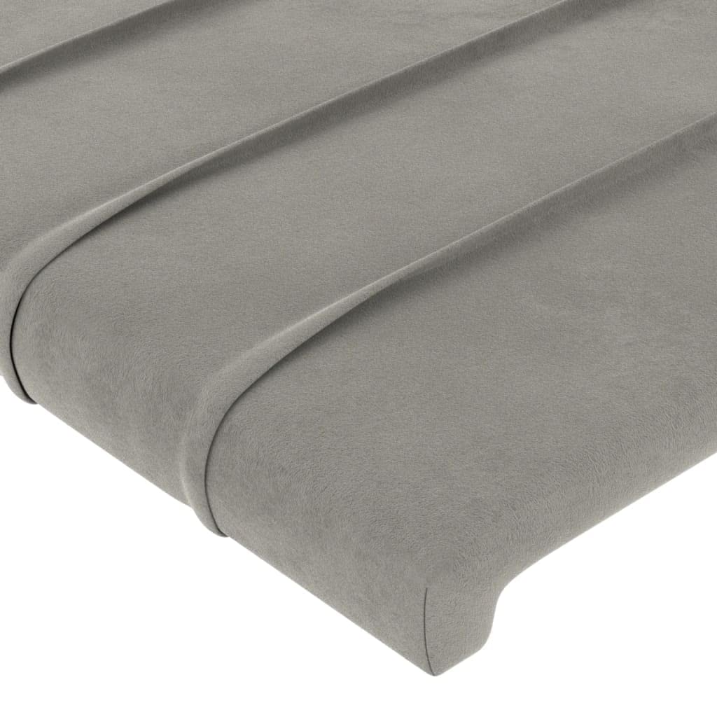 Generisch Groß Kissen Divano Kopfkeil für Bett für Hotel, Zuhause, Büro, Outdoor-Reisen., (Hellgrau, 100 x 5 x 118/128 cm)