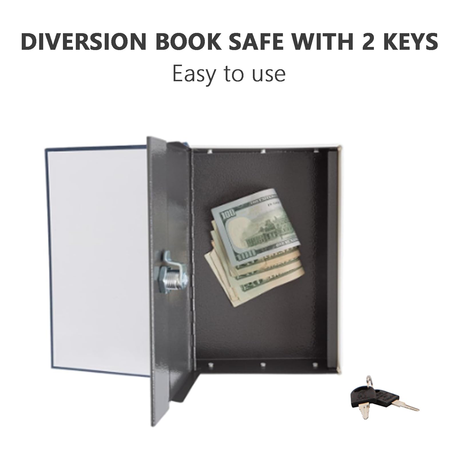 SEPOX® Book-Safe Lock-Box: World Renowned Views 4PCS Pack, Large Hidden Storage with Key-Lock, The Perfect Disguised Safe for Dorm, Home & Office Safe-Book