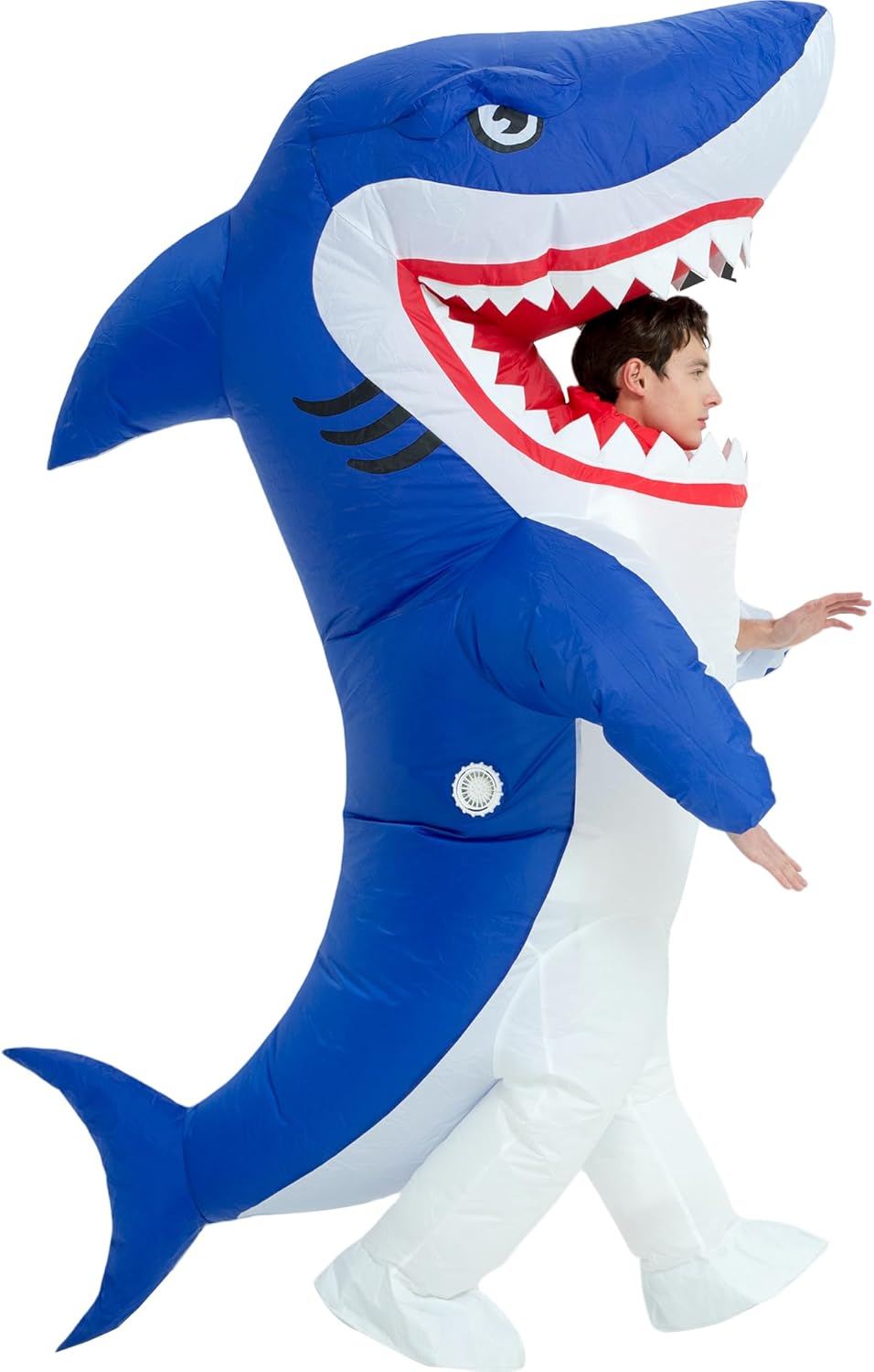 One Casa Inflatable Costume Adult,Blow Up Party Costumes,Inflatable Shark Costume,Halloween Costumes for Men Women - Image 8