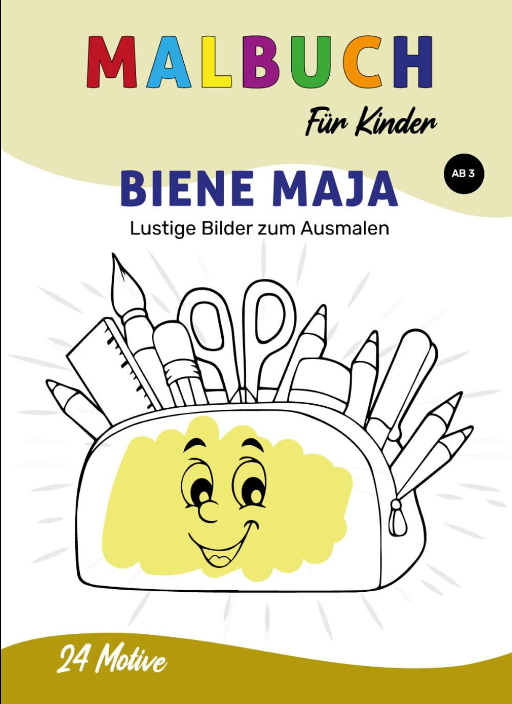 Malbuch für Kinder: Biene Maja
