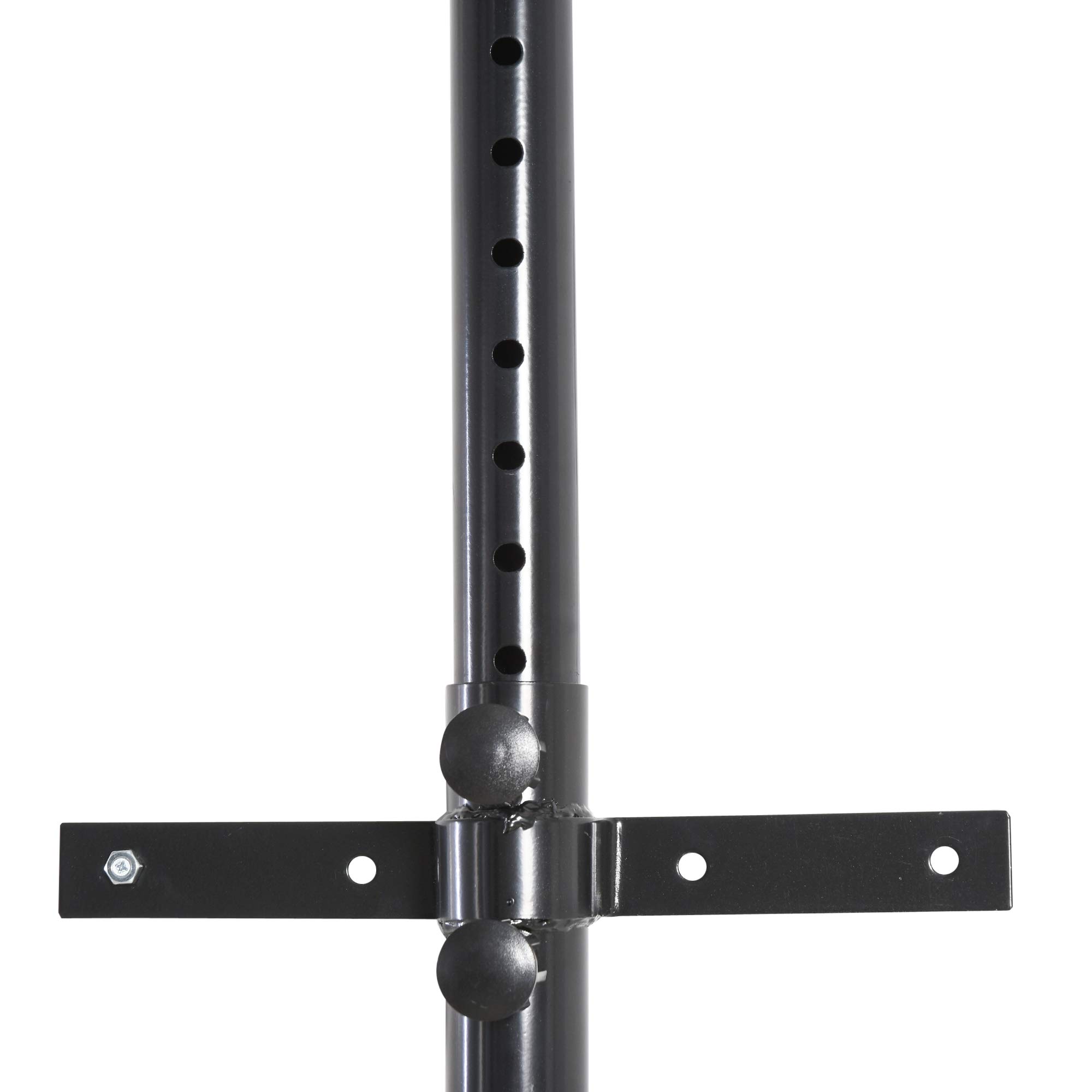 HOMCOM Supporto per Sacco da Boxe (40x64x60-88cm) Fissaggio a Parete Max 100 kg