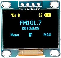 A2Z Quality 0.96" I2C IIC Serial 128 * 64 Blue OLED LCD LED white blue Display Module for Arduino