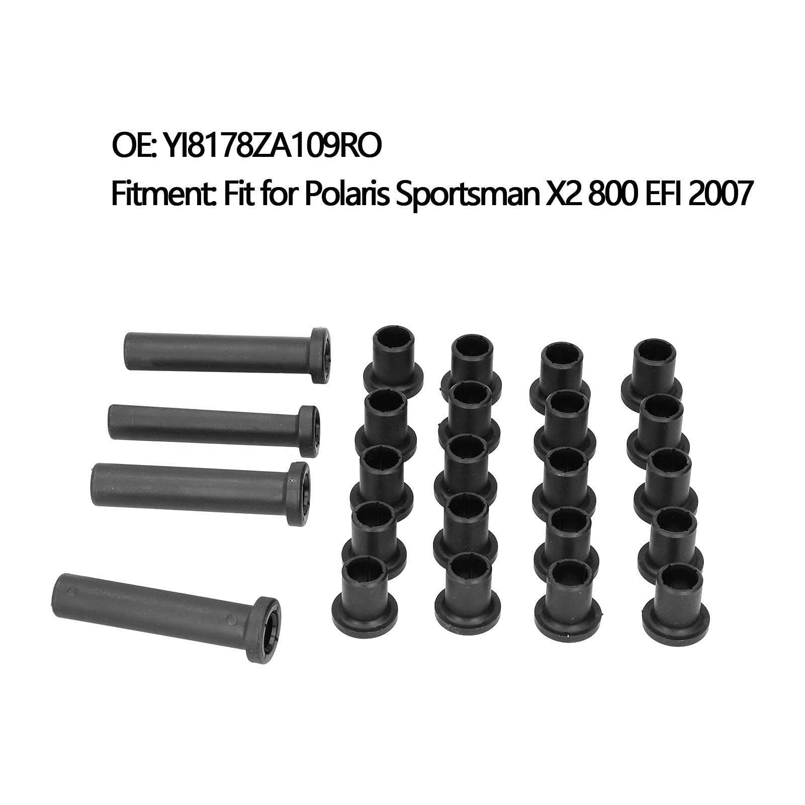 Kit 24 Bagues De Suspension Arrière Pour Polaris Sportsman X2 800 EFI 2007 - Référence YI8178ZA109RO, En ABS