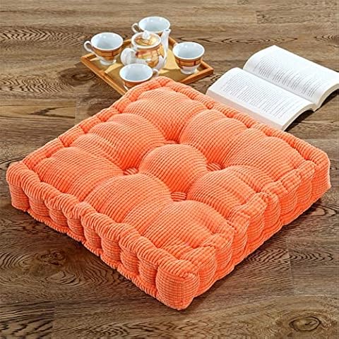 YDDM Verdicken Cord Sitzkissen Quilten Gute Belastbarkeit Gartenkissen Einfarbig Atmungsaktiv Stuhlkissen Platz Bequemes weich Cover