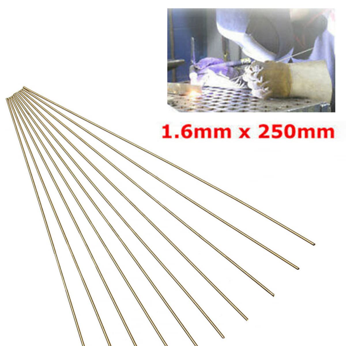 US Ottone Filo Brasatura Facile Fusione Saldatura Bacchette Basso - Foto 9