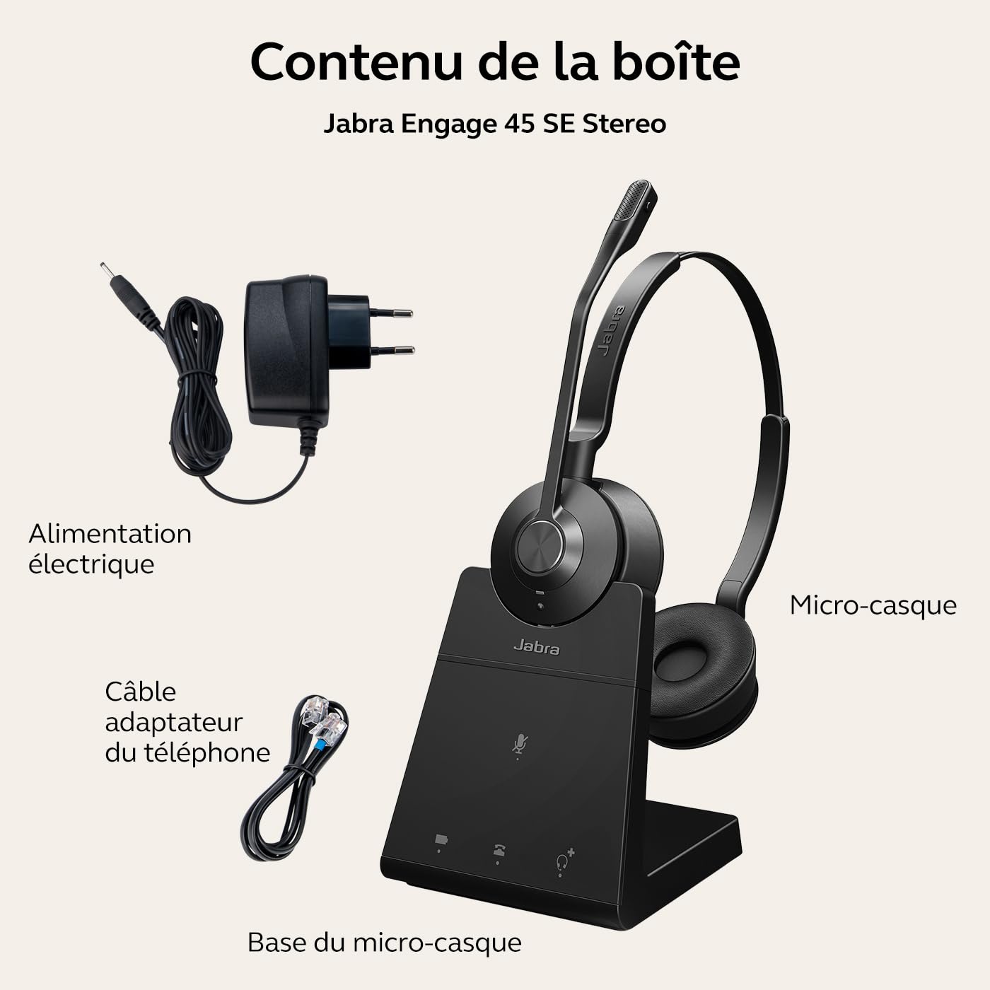Jabra Engage 45 SE Stéréo