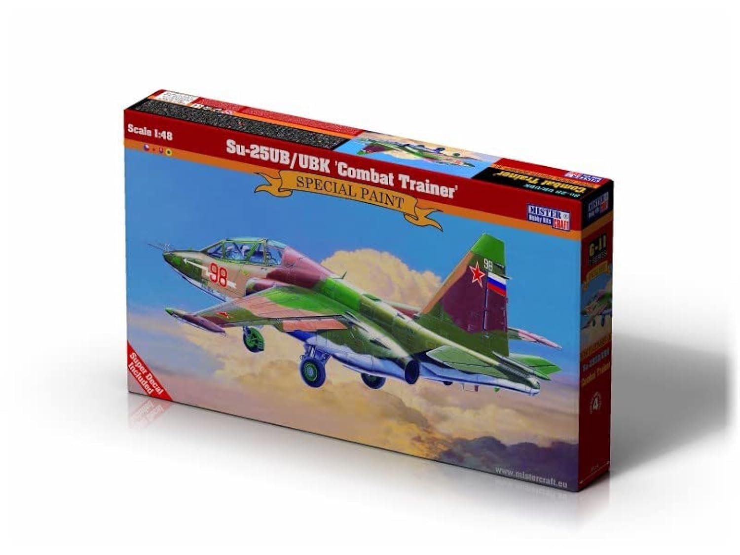 MISTER CRAFT HOBBY KITS MisterCraft MCG11 1:48 Scale Su-25 UB/UBK Combat Trainer Model