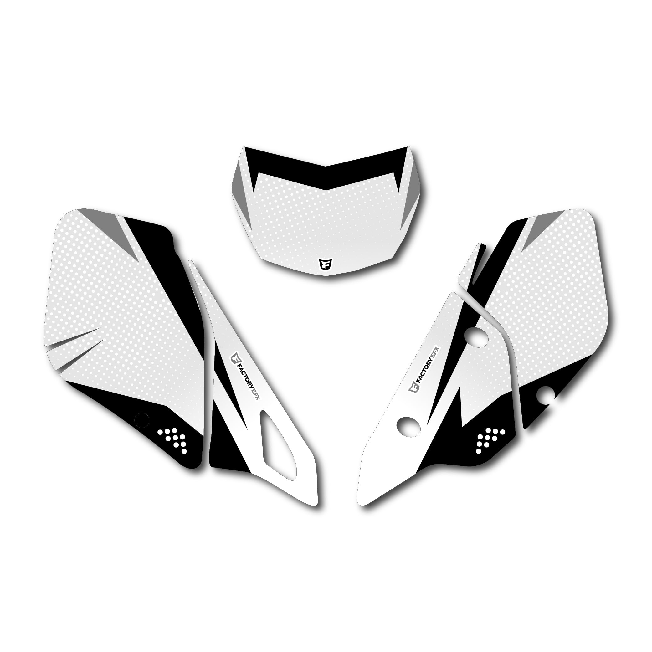 Gray Shift # Number Plate Graphics Kit fits Suzuki DRZ400SM Drz400s drz400 grey