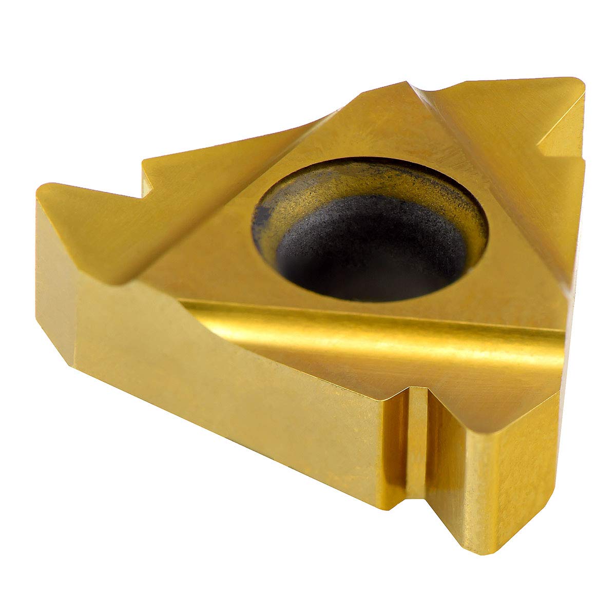 MAXTOOL 10PCs 16ER32UN External American UN Full Profile Indexable Threading Inserts 3/8" I.C. 32 TPI Carbide TIALN-Coat;16ER32UN-T10