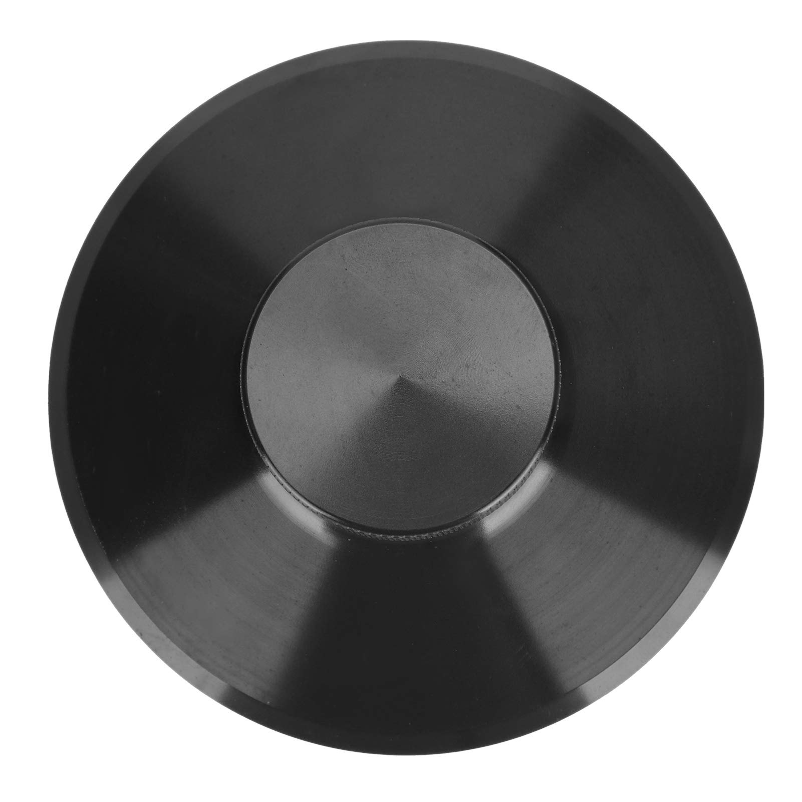 LP120B LP Giradischi in vinile Stabilizzatore a disco in metallo, Stabilizzatore di peso da record Giradischi HiFi Morsetto in lega di alluminio(nero)