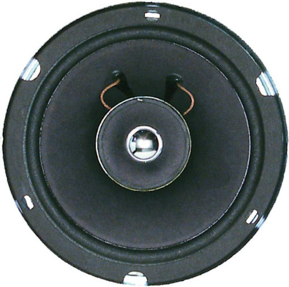 Jensen 1103030 5.25" Coaxial Speaker, Black, 50 Watts RMS Power, 70Hz - 20kHz Frequency Response, 4 Ohms Nominal Impedance, 5.25" Grille Diameter (Sold Separately), 1.75" Mounting Depth, 8 oz. Magnet