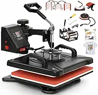 220V, Prensa Termica Sublimação 8 EM 1, Prensa Térmica Sublimação Máquinas de Prensa Térmica Transferência de Calor Por, Maquina de Estampar Camisetas, Prensa Termica para Camisetas Caneca Chapéu Placa