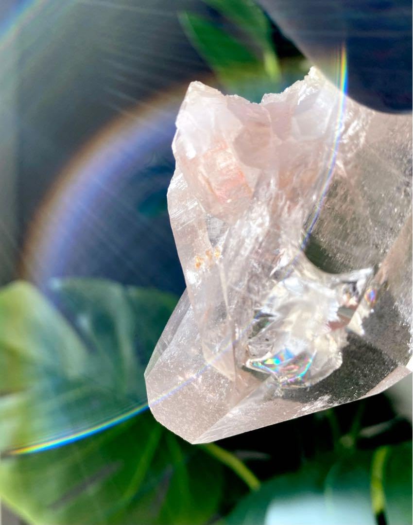 ピンクマニカランヒマラヤ水晶プレンティーキーパーマスタークリスタル水晶