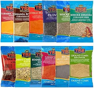 PNS Premium Spice Kits - Premium Quality - Perfect Refill for your Kitchen Spice Tins (Set of 12) (GREAT VALUE PACK)