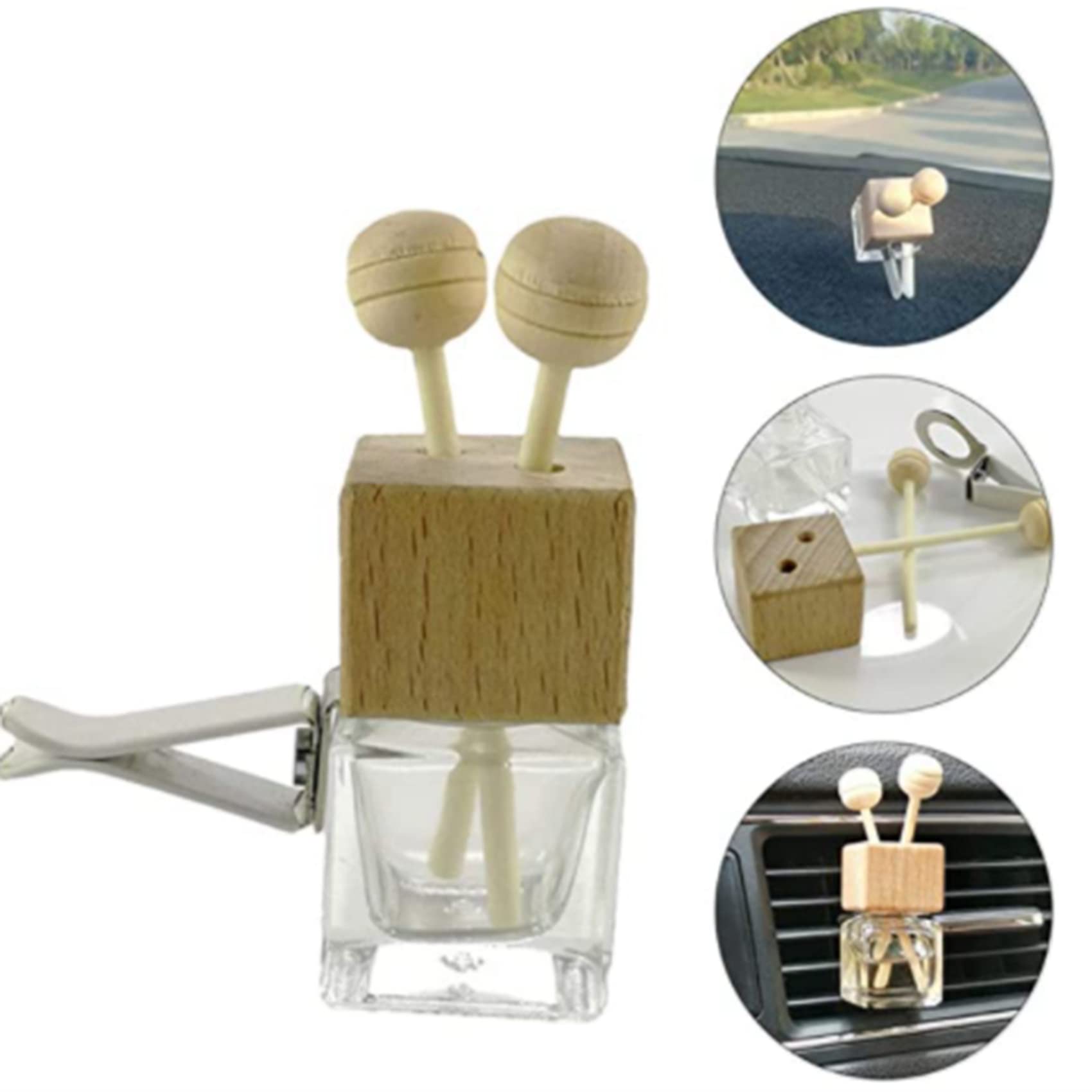 50 Sztuk Perfumy Samochodowe Klips OdpowietrzająCy Auto Wylot Powietrza Butelka Perfum Usuń Zapach Dyfuzor Olejków Eterycznych Zapach Rozpylacz Zapachów