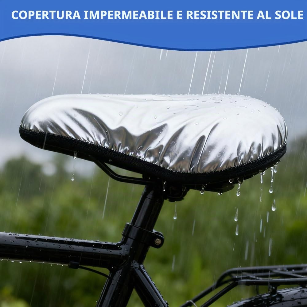 Comoda sella ergonomica per bicicletta da uomo e da donna