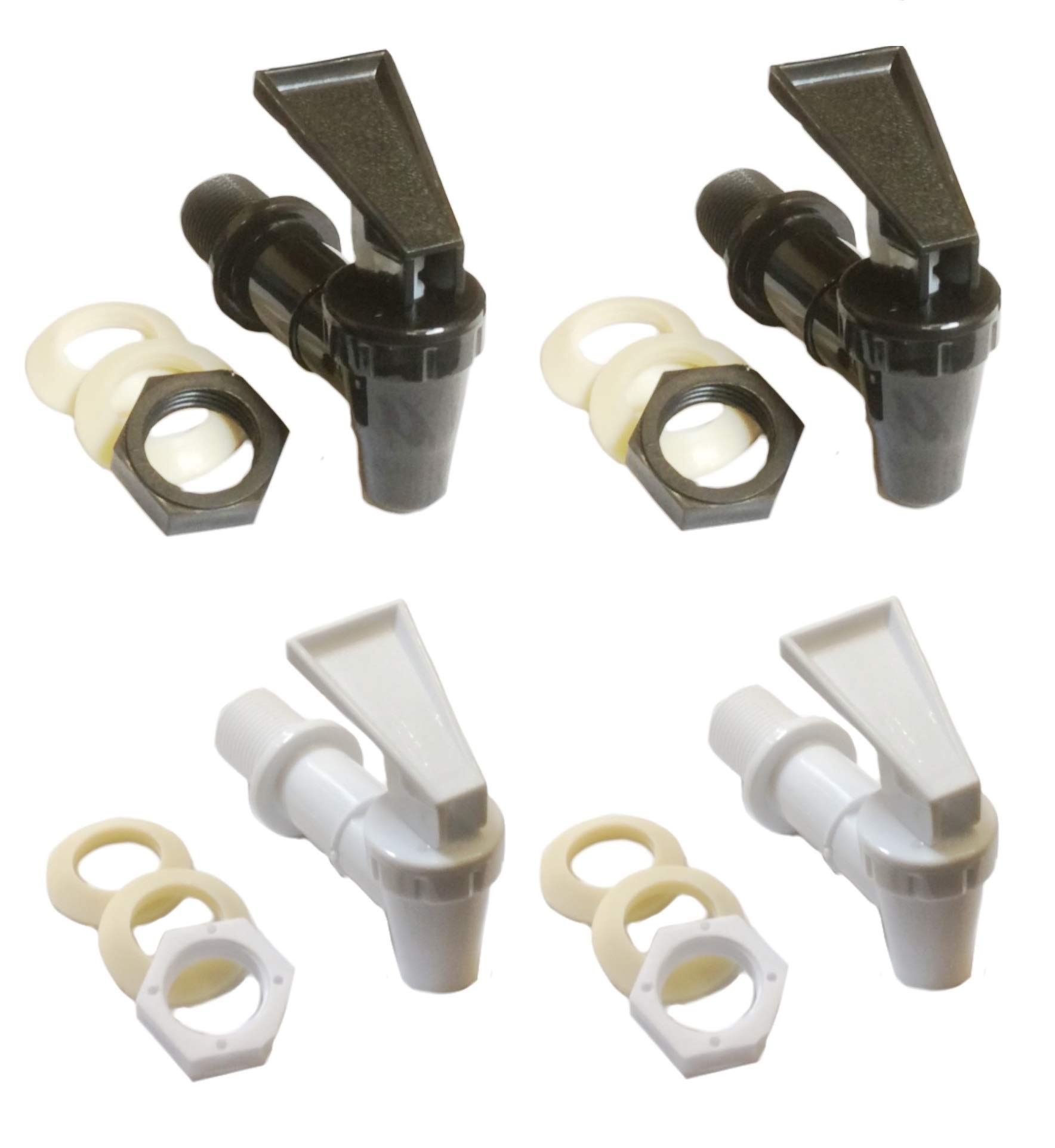 AquaNation BPA Free Replacement Cooler Faucet Water Bottle Jug Reusable Spigot Spout Water Beverage Lever Pour Dispenser Valve Water Crock Water Tap